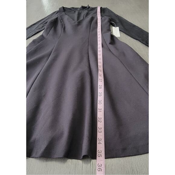 NWT‎ Anthropologie Maeve Layered Sheer Mini Dress in Black Size XS - Picture 10 of 12